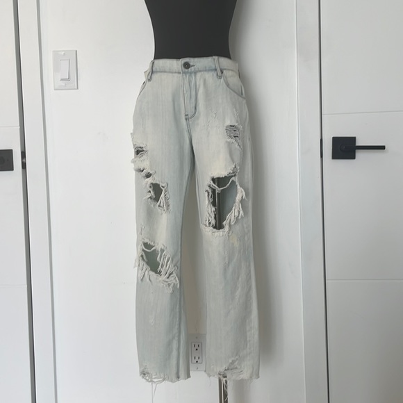 Pistola distressed cropped jeans - Picture 2 of 6